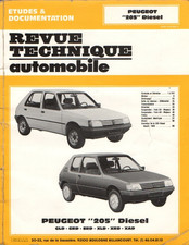Revue Technique Automobile - PEUGEOT 205 - Diesel - Edition E.T.A.I. - 70 pages
