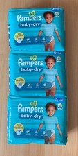 Lot de 3 x Paquets de couches Pampers baby-dry ( Taille 5 )