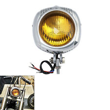 Rétro Electroline phare orange lentille pour Harley Chopper Bobber Custom vélos