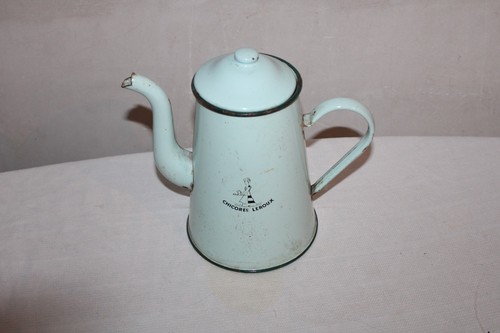 Ancienne cafetière émaillée - cafetière,
