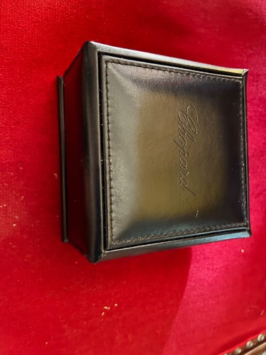 Boite ecrin chopard cuir noir - ecrin,