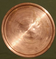 Ancien plateau de service rond