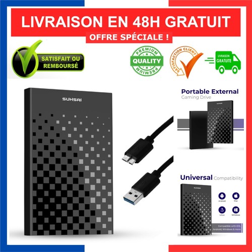Disque dur externe - 500, go