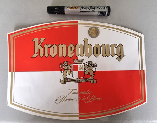 Advertising sticker beer