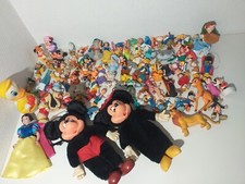 Large Lot Disney Mickey Figures, Snow White.. Bully and others
