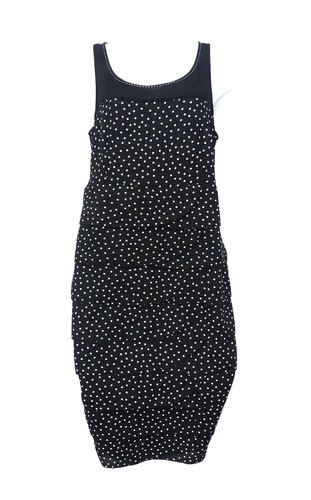 Robe nitya noire à pois - robe, nitya,