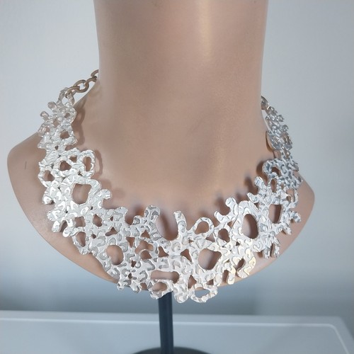 Vintage collier rigide - collier,
