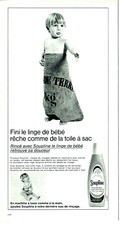 1969 Advertising 0623 Soupline Finished Baby Linen Advertising Bag Canvas