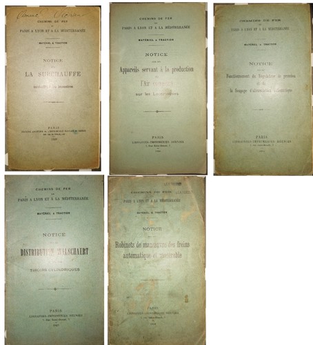 Lot notices plm de 1914 - notices, mt