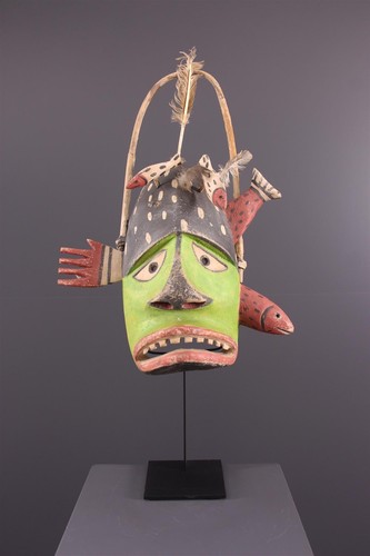 Masque yupik african - african, art