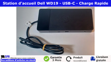 Station d'accueil Dell WD19 Plug&Play - Universelle - USB-C - Charge rapide