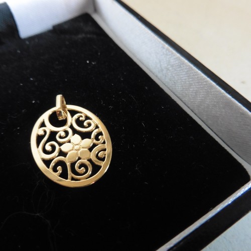 Pendentif jaune 9 k - pendentif,