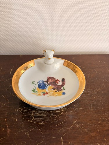 Ancien assiette bouillie - assiette,