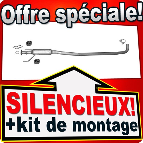 Silencieux intermédiaire pour - intermédiaire,