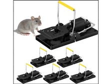 Lot de 6 Pièges à Souris Pièges à Pression Réutilisables Maxxgarden