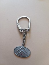 Vintage 60' CITROËN Garageless Automobile Chevrons Aluminum Keychain