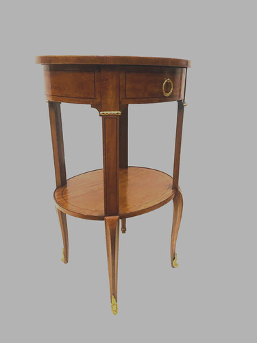 Petite table chevet ovale - petite,