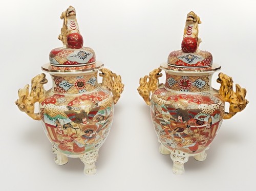 Grands pots tripodes satsuma - pots,