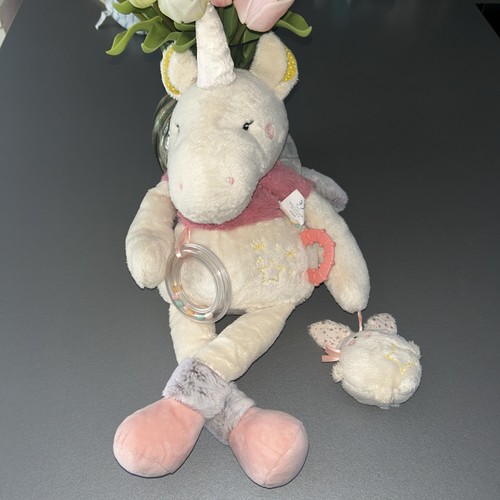 Peluche doudou licorne rose - doudou,