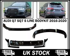 BODY KIT BODYKIT FOR AUDI Q7 SQ7 S LINE 4M FRONT SPLITTER REAR DIFFUSER SPOILER