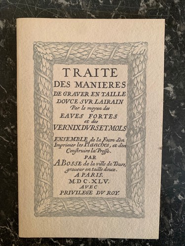 Bosse traité des - a.,