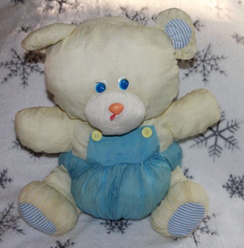 Doudou peluche vintage ours - doudou,