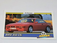 1993 BMW 850 CSI - Number 52 - Trading Card - Super Collection