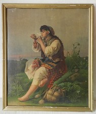 Grande Chromolithographie XIXe