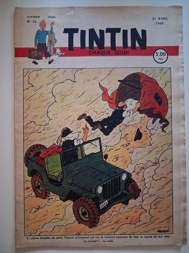 Journal tintin hergé - du, 21