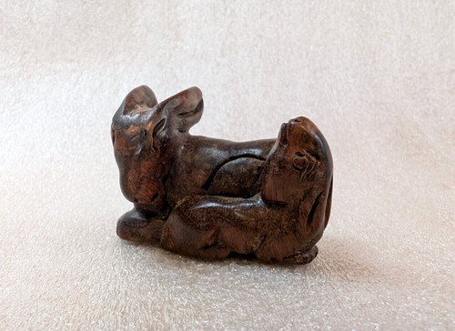 Sculpture bois sculptée - sculpture, en