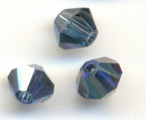 Perles toupies swarovski - 20,