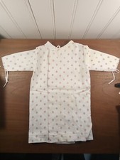 Rare Kids Dress Antique Doll Embroidery Baby Fashion 