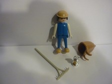 PLAYMOBIL vintage médiéval paysans villageois  set 3293 de 1977