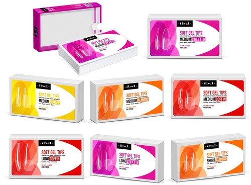 Ibd soft gel tips box - tips,