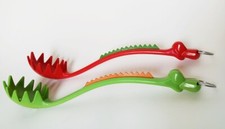 Maria Vinka - Ikea pair of postmodern Spaghetti server in the shape of a dragon