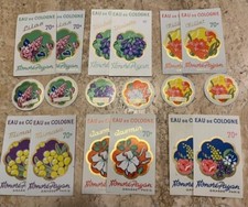 18 PERFUME LABELS/,PAYAN / LILAC,VIOLET,MIMOSA,JASMINE......OLD LABELS