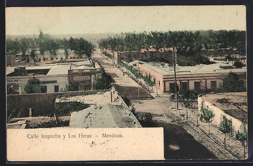 Carte postale mendoza calle - postale,