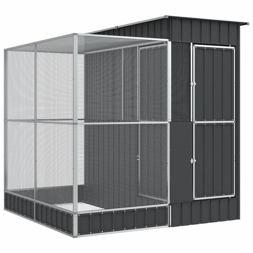 Volière cage oiseaux avec - oiseaux,