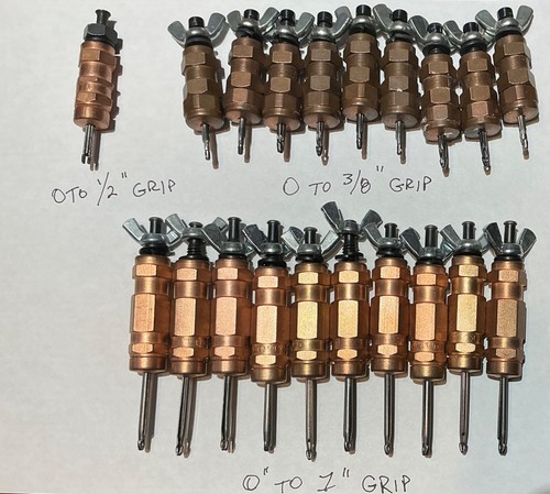 Lot draw clecos - 1/8", (#30)