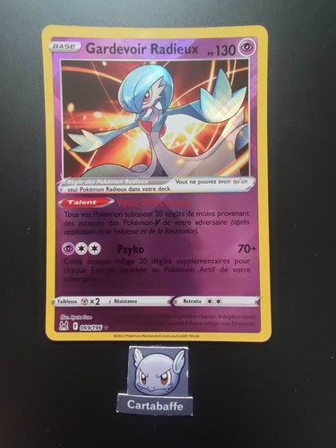 Carte pokémon gardevoir - carte,