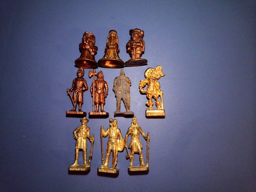 Lot figurines métal kinder - figurines,