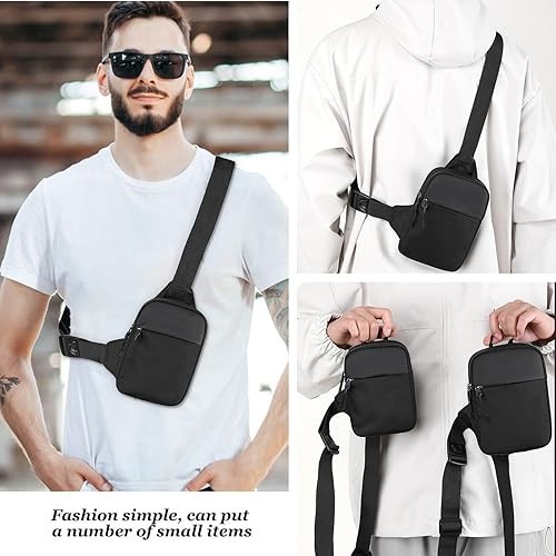Petite sacoche poitrine homme - sacoche,
