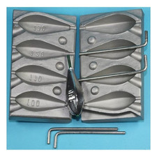 MOULE A PLOMBS PALANGRE PERCE