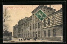 Old postcard Pantin, Les Ecoles de la Mairie 1911 