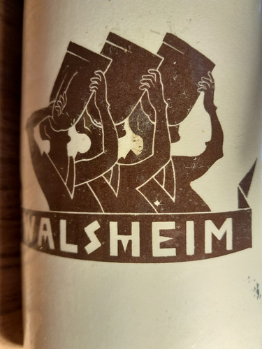 Rare chope bière - , grès