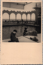 Monaco, The pool, Vintage print, ca.1930 Monaco, The pool, Vintage print, 