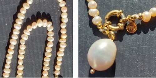Collier perles fines eau - de,