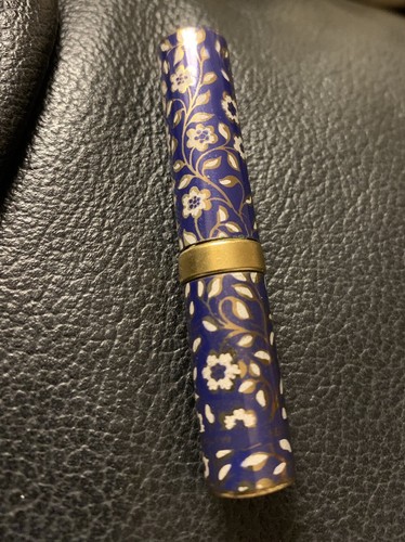 étui floral bleu vintage - Étui,