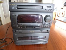 Mini Chaine Hifi  AIWA  Ne marchant pas  CD-Cassette- Radio- Horloge A  REPARER