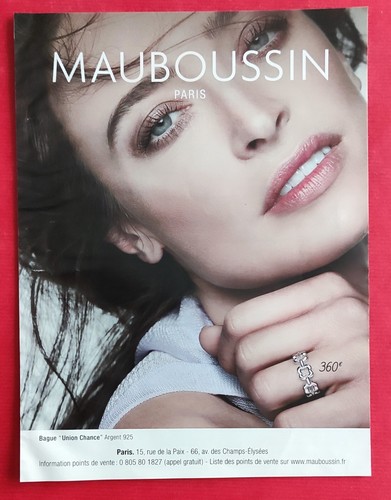 Publicité presse bijoux - de,